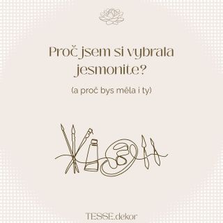 Každý materiál má svůj příběh. Ten můj začal ve chvíli, kdy jsem objevila jesmonite. Proč jsem si ho vybrala? Dočteš se...