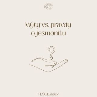 O jesmonitu koluje spousta mýtů - že je to vlastně beton, že se vyrábí za pár minut, že musí být dokonalý nebo třeba že...